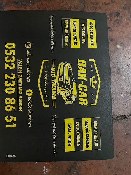 Bakcar oto yıkama aksesuar