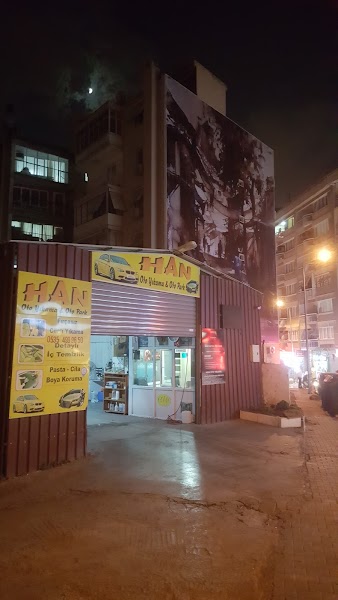 Han Oto Yıkama Detaylı iç Temizlik ve Dezenfekte. Pasta cila . Oto park. Hizmetleri .