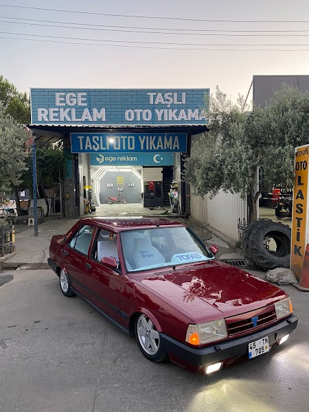 TAŞLI OTO YIKAMA - EGE REKLAM