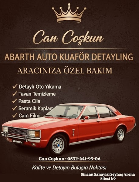Abarth oto yıkama