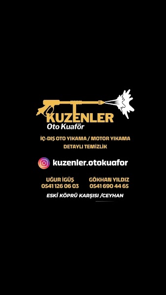 KUZENLER OTO KUAFÖR YIKAMA OTO KİRALAMA BOYA KORUMA CAM FİLMİ BOYASIZ GÖÇÜK ÇIKARMA